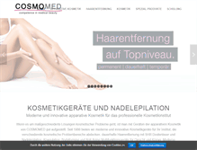 Tablet Screenshot of cosmomed.de